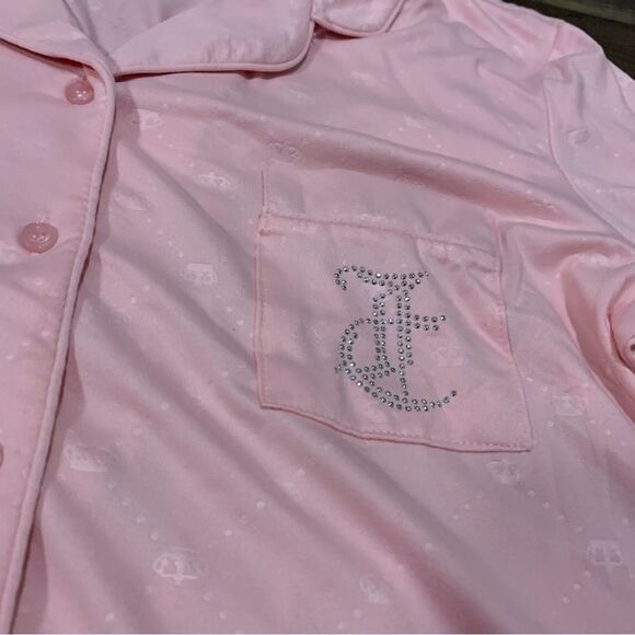 Pink Bling Juicy Couture Pajama Short Set - Picture 6 of 6